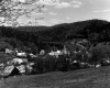 View of town from hill
