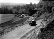 Trucks on Rural Road