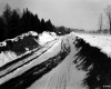 Dirt Road With Snow