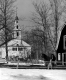 Horses Near a Church