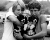 Boys Holding Puppies