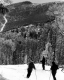 Skiers on Madonna Mountain