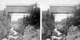 Covered Bridge and Rock Outcrop