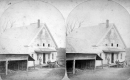 Wagon in Front of House