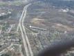 Bird's Eye View of Highway and Town