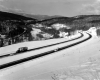 Expressway and Mountains