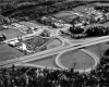 Bird's Eye View of Interstate 91 and Town