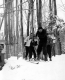 Skiers at Tow Line