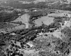 Bird's Eye View of Farmland and Forests