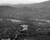 Bird's Eye View of Forested Mountains
