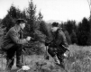 Hunters Taking a Smoking Break