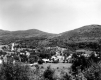 Town and Forested Hills