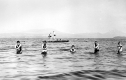 Swimming in Lake Memphremagog