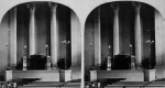 Steroeview of Congregational Church Interior