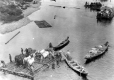 Horse Ferry on River