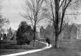 University Place from southwest of green
