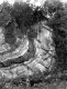 Syncline of Black and Gray Banded Slate at West Castleton