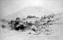 Sketch of Ascutney Mountain from the West