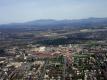 Aerial View of Burlington Looking East to the Mountains