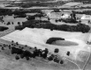 Aerial View of Breeding Barn and Brick House