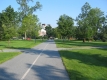 Walkway on the UVM Green Headed Towards Waterman