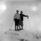 Snowshoers at the Summit of Jay Peak