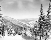 View of Snow Covered Mountains from Mount Mansfield