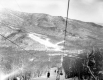 Skiers on a Chair Lift at Stowe Ski Area