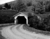 Small Covered Bridge on a Dirt Road