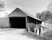 Covered Bridge with Wooden Guard Fences