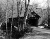 Covered Bridge with Wooden Guard Fences