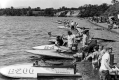 Boat Race Preparation on Lake Memphremagog