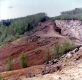 Excavated Trench and Tailings Pile