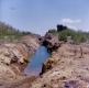 Excavated Trench and Water