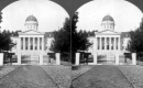 View of the State House and Metal Fence