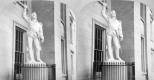 Close Up View of the Ethan Allen Statue at the State House