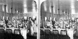 Inside the Dining Room of the Mount Mansfield House