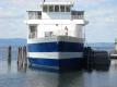 Boat Preparing for Departure from Burlington Harbor