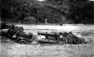 Trucks Damaged During Flood
