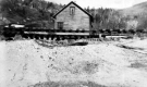 Flood Erosion Near Railroad Tracks