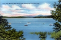 View from Malletts Bay Road of Lake Champlain and the Green Mountains