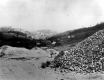 Slag Piles with Town