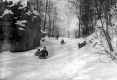Sledding Near Outcrop