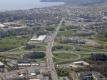 Aerial view over Burlington toward the Lake