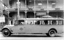 Bus in front of hotel