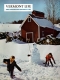 Skiing Snowman in Woodstock