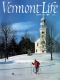 Skiing near Strafford Meeting House