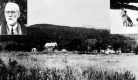 Will S. Monroe, dog and Couching Lion Farm