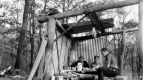 Break during the construction of Wyanoki hut