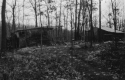 View of the back of the twin shelters
